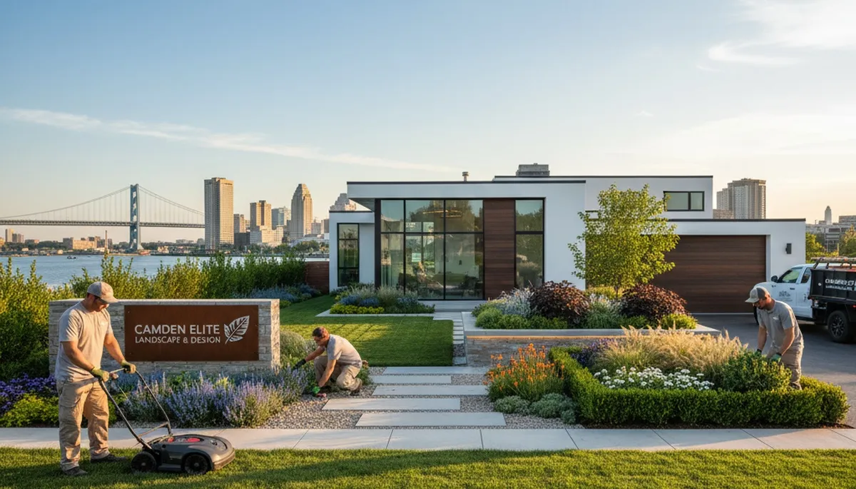 Landscaping service in Cherry Hill, NJ with professional yard maintenance and outdoor care
