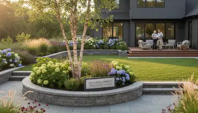Cherry Hill, NJ landscaping service maintaining a professional residential yard