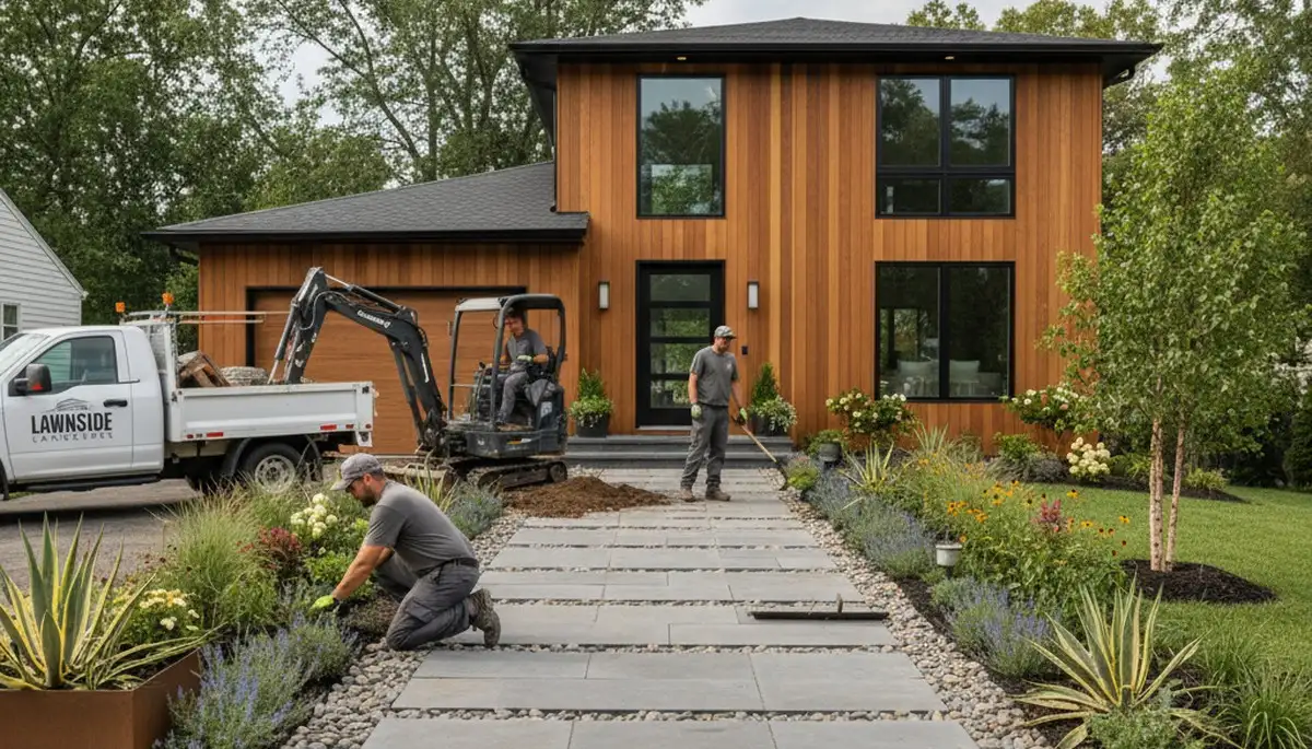 Landscaping service in Cherry Hill, NJ for residential lawn care and outdoor property maintenance