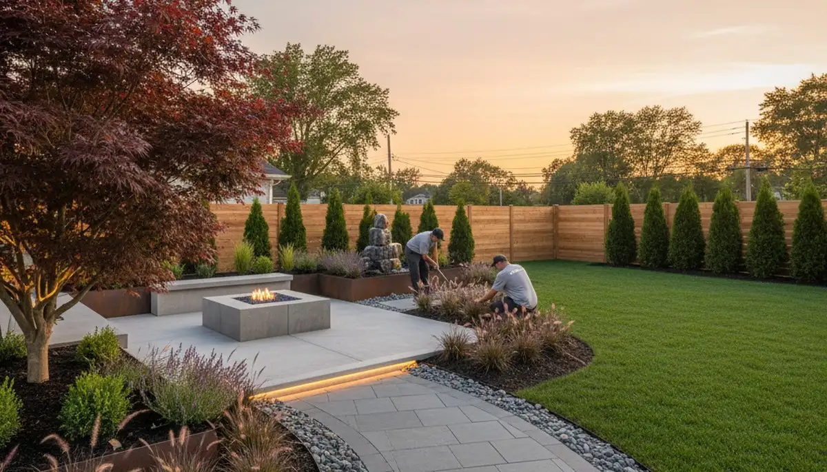 Landscaping service in Cherry Hill, NJ for lawn care, garden design, and property maintenance