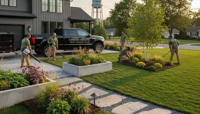 Landscaping service in Cherry Hill, NJ for residential lawn care and property maintenance